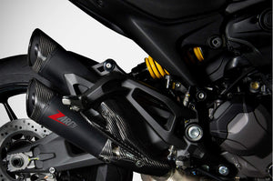 ZDU130S10SCR-B | ZARD EXHAUST |  DUCATI MONSTER 937 21-23 SLIP-ON 2021-23