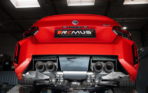 Remus Exhaust | Axle-Back sport exhaust system (absorption principle with selectable tail pipes) for BMW M2 G87, incl. EC approval