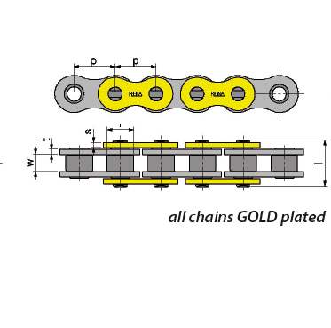 137ZRT/017 | REGINA CHAIN | CHAIN 137ZRT 122 LKS BOXED