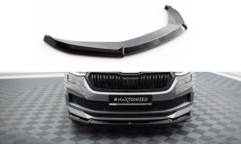 MAXTON DESIGN | Front diffuser V.1 Skoda Kodiaq Sportline Mk1 Facelift