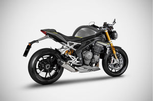 ZTP098S10TCR | ZARD EXHAUST | TRIUMPH SPEED TRIPLE 1200 RS/RR 21-23 SLIP-ON 2021-2023