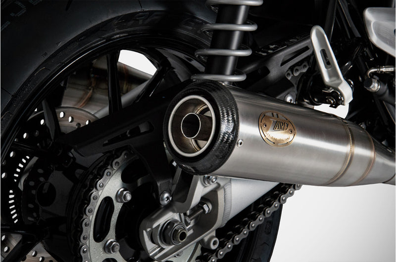 ZTP090S10SSR | ZARD EXHAUST | TRIUIMPH SPEED TWIN 1200 2021-23/THRUXTON R/ RS 1200 21-23  "CONICAL" SLIP-ON 2021-2023