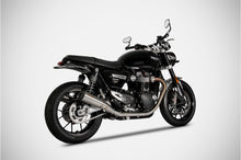 ZTP090S10SSR | ZARD EXHAUST | TRIUIMPH SPEED TWIN 1200 21-23/THRUXTON R/ RS 1200 21-23  "CONICAL" SLIP-ON 2021-2023