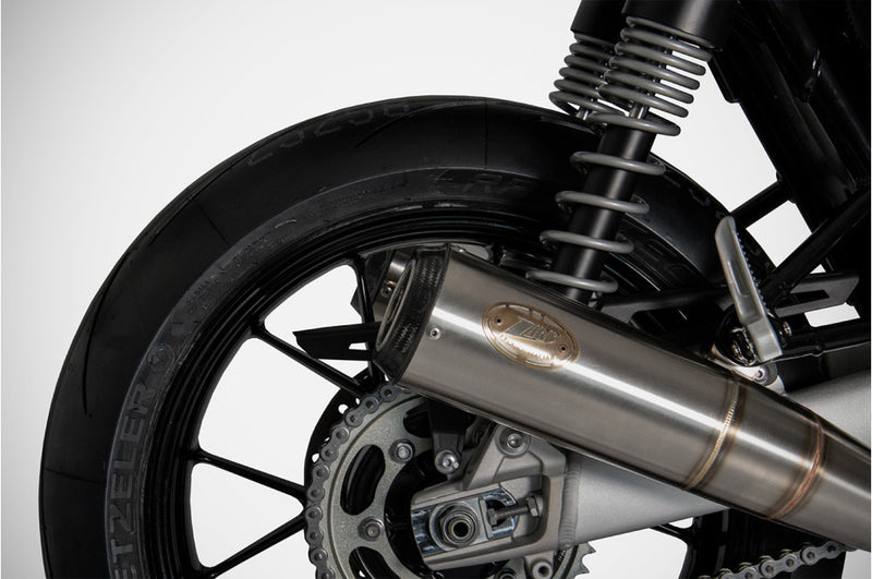 ZTP090S10SSR | ZARD EXHAUST | TRIUIMPH SPEED TWIN 1200 2021-23/THRUXTON R/ RS 1200 21-23  "CONICAL" SLIP-ON 2021-2023