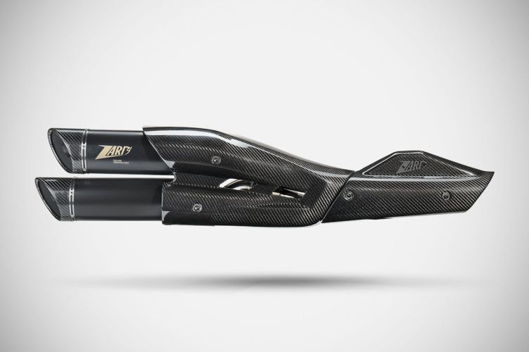 ZHD007S10SCR-B | ZARD EXHAUST | HARLEY DAVIDSON  | SPORTSTER S | "TOP GUN" SLIP-ON KIT 2021-24