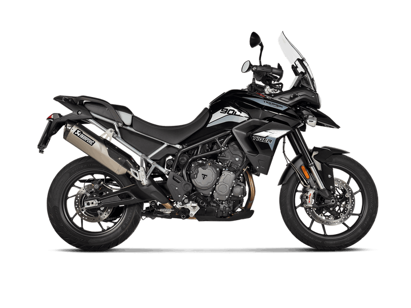 S-T9SO3-HRT | AKRAPOVIC | Triumph Tiger 900 2020 -2023  Slip-On Line (Titanium)