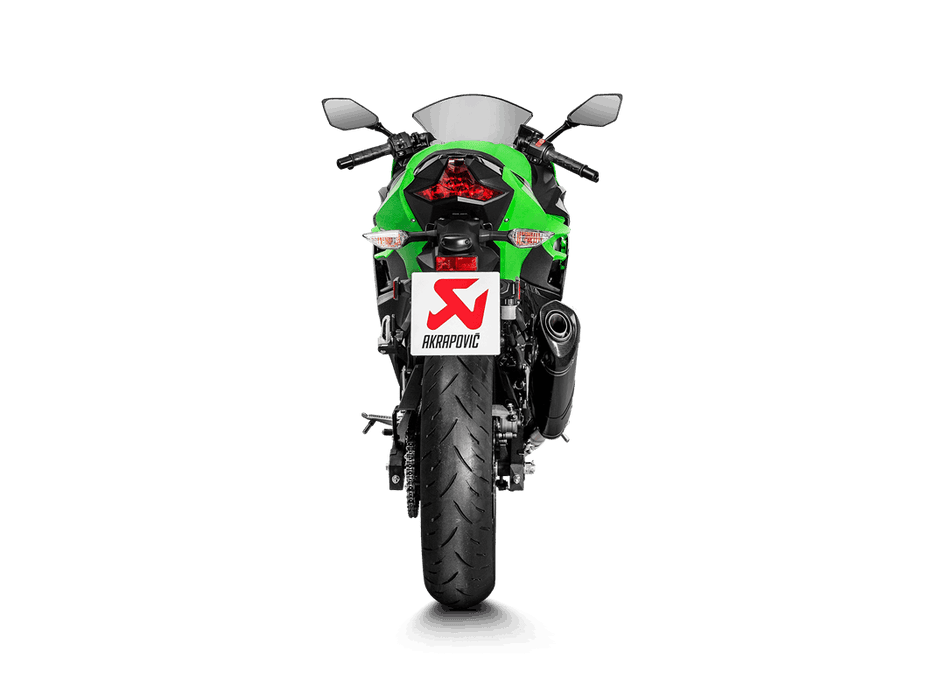 S-K4SO6-APC | AKRAPOVIC | Kawasaki Ninja 400 2018 -2025 Slip-On Line (Carbon)