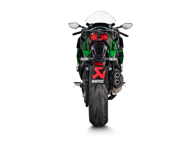 S-K10SO30-HGIT | AKRAPOVIC  | Kawasaki  Ninja H2 SX  2023-25 | Slip-On Line (Titanium)