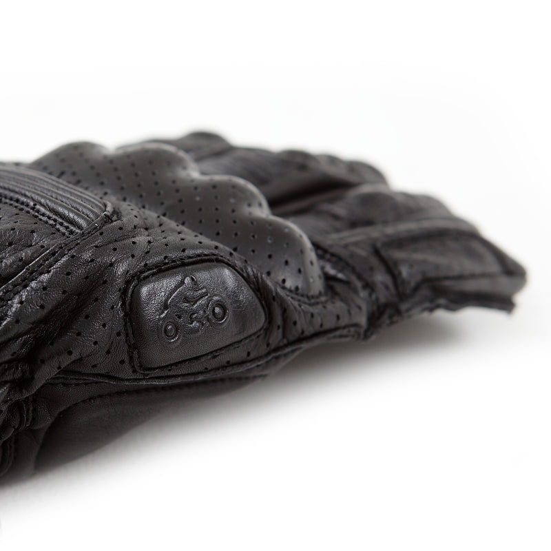 SPEED PRO AIR summer Soft black leather glove