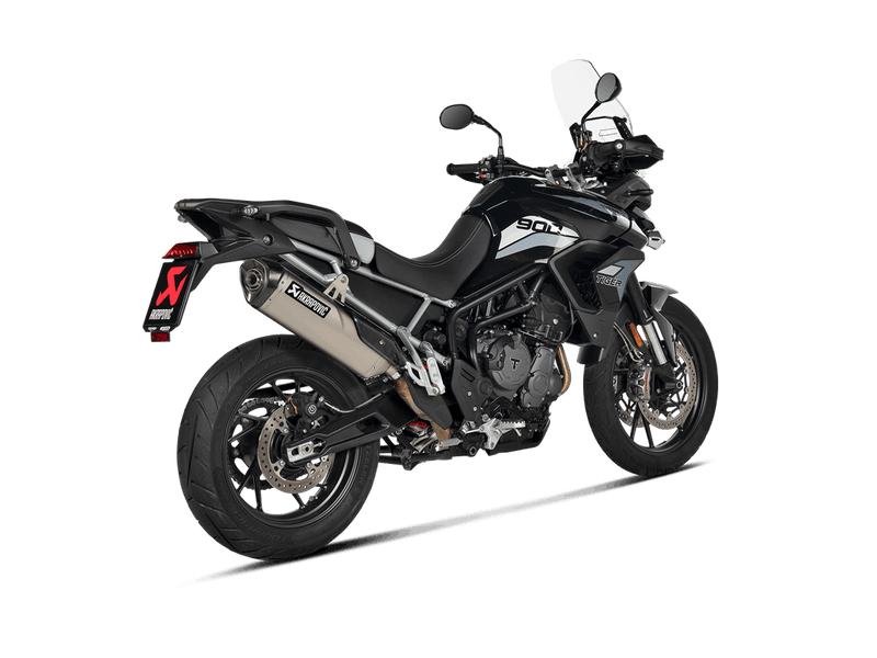 S-T9SO3-HRT | AKRAPOVIC | Triumph Tiger 900 2020 -2023  Slip-On Line (Titanium)