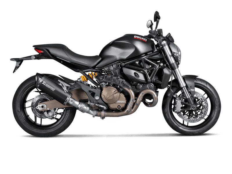 S-D8SO2-HRBL | AKRAPOVIC | Ducati Monster 821 2014 -2016 Slip-On Line (Titanium)