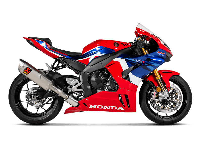 S-H10SO25-APLT/TD | AKRPOVIC | Honda CBR 1000RR-R Fireblade / SP 2020-2024 Slip-On Line (Titanium) Track Day