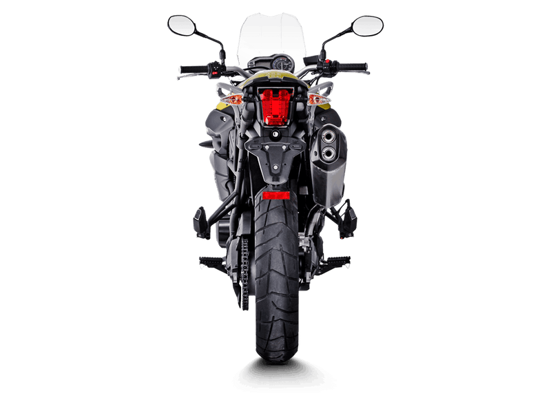 S-T800SO1-HZAAT |   AKRAPOVIC | Triumph Tiger 800 XC/XR/XRx/XCx/XRT/XCA 2011 -2016 Slip-On Line (Titanium)