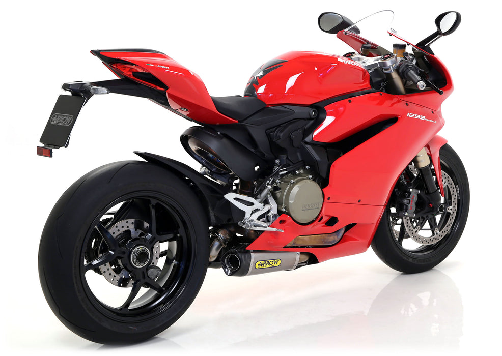 ARROW EXHAUST | Ducati 1299 Panigale 2015/2016 | Titanium Works silencers (right and left) with carby end cap