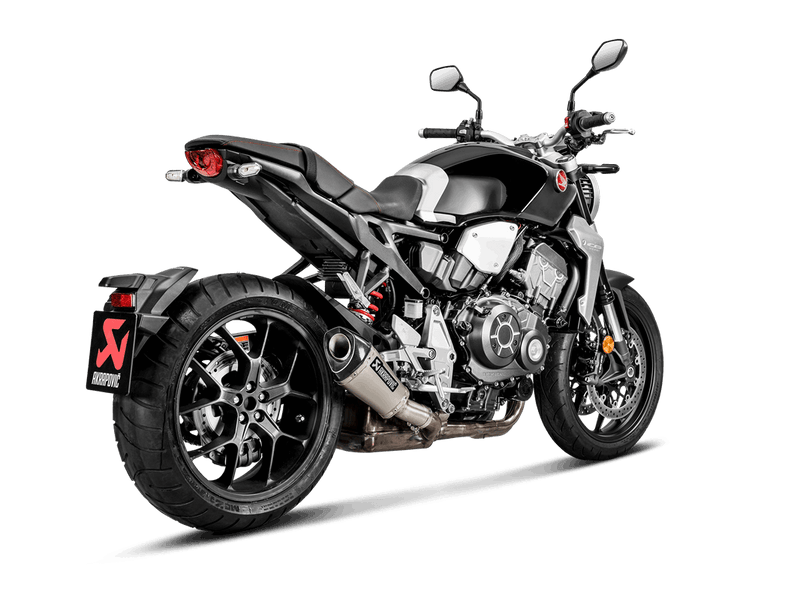 S-H10SO21-ASZT | AKRPOVIC | Honda CB 1000 R 2018-2020 Slip-On Line (Titanium) - Shorty