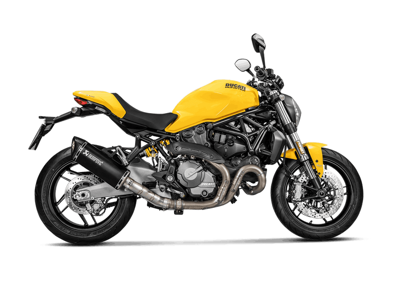 S-D12SO8-RTBL | AKRAPOVIC | Ducati Monster 821 2017 -2020 Slip-On Line (Titanium)