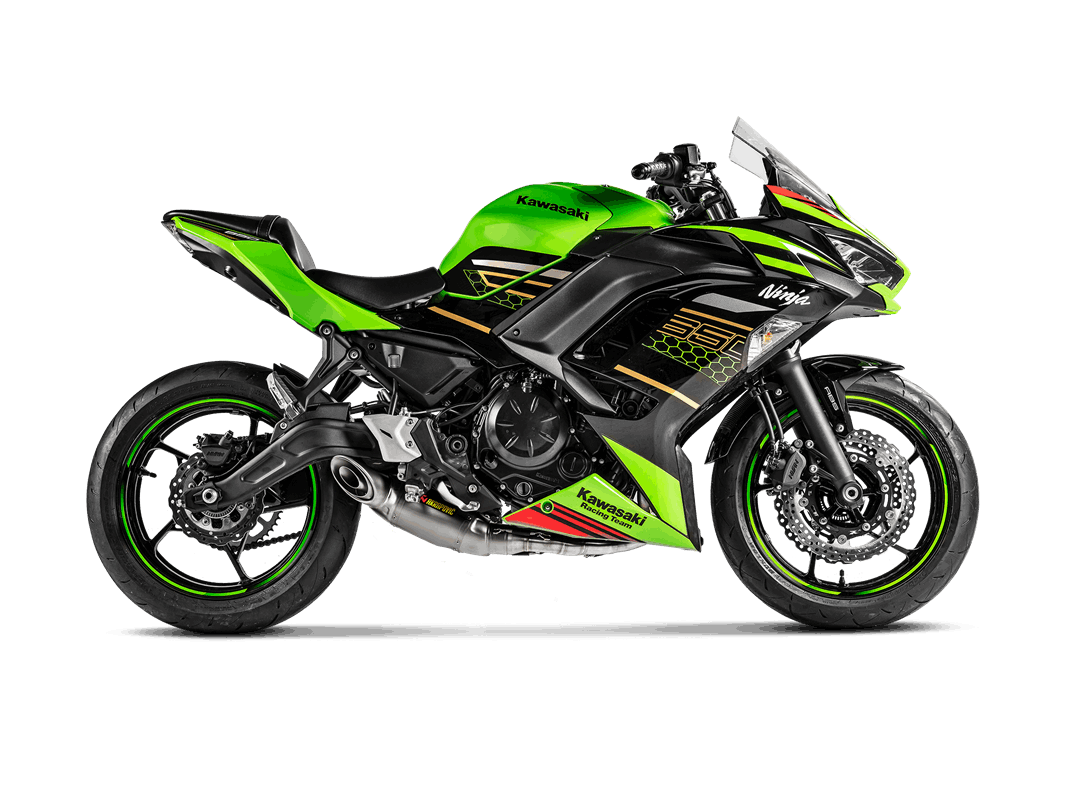 S-K6R13-AFCRT | Akrapovic | Kawasaki Ninja 650 2021 -2024 Racing Line (Titanium)