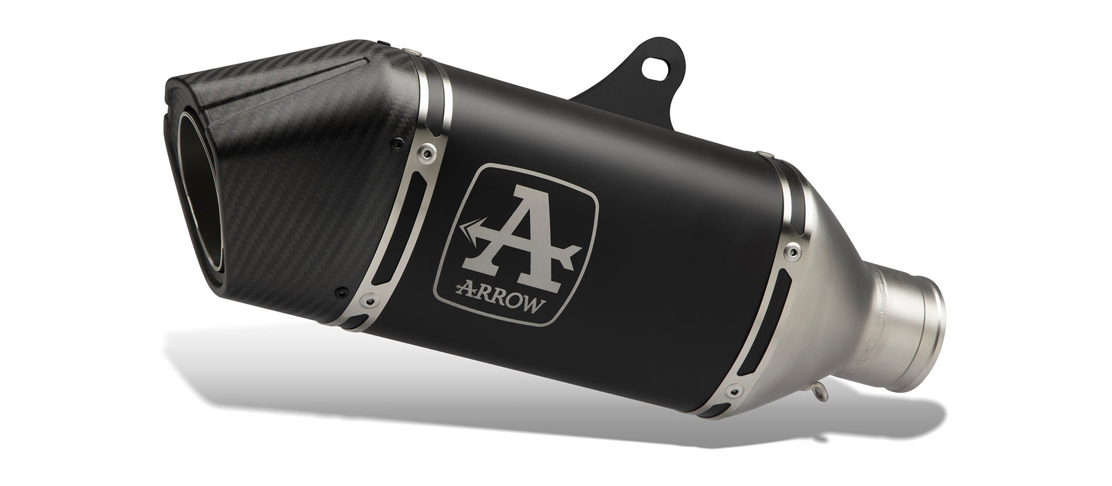 ARROW EXHAUST | TRIUMPH TRIDENT 660 2021-2024 | Catalytic homologated full system with Veloce aluminium "Dark" silencer