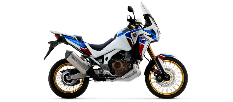 72625AK | ARROW EXHAUST | HONDA CRF1100L AFRICA TWIN 2020-25 | Maxi Race-Tech aluminium silencer with carby end cap