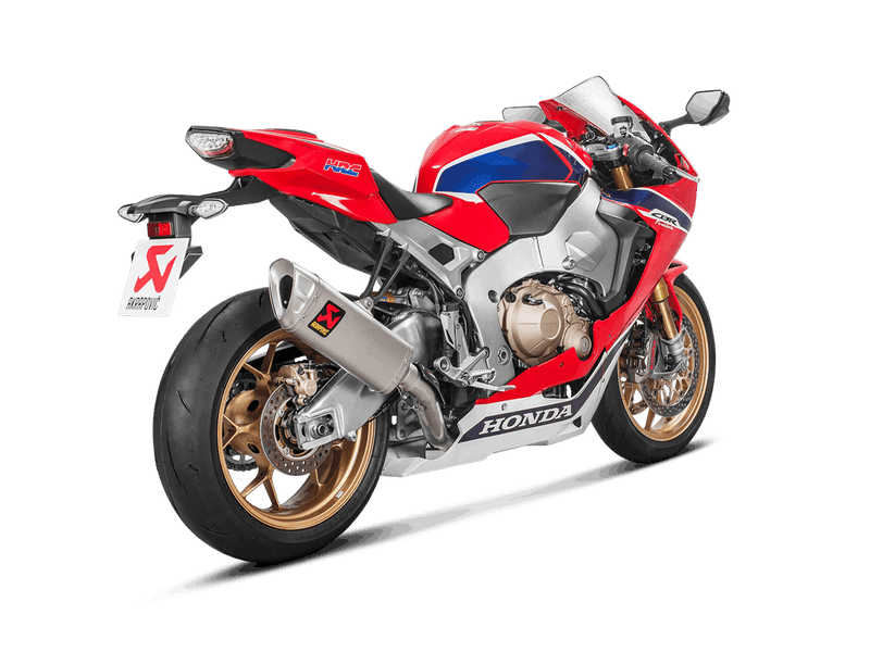 S-H10R8-APLT | AKRPOVIC | Honda CBR 1000 RR ABS 2017-2019 Racing Line (Titanium)