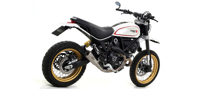 71209PR | ARROW EXHAUST | Ducati Scrambler 800 Desert Sled 2017-18 | Pro-Race titanium