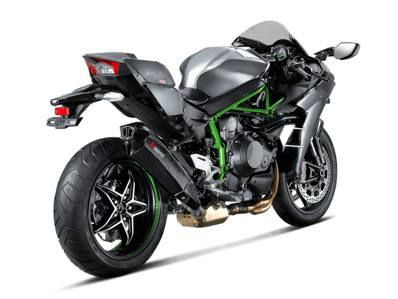 S-K10SO15-HX2C | AKRAPOVIC  | Kawasaki Ninja H2 2015 -2020 Slip-On Line (Carbon)