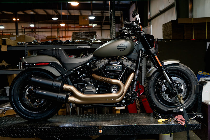 500-1220 | Rinehart Racing| 2018-24- Milwaukee Eight (M8) Fat Bob - 4.5 Slip-ons