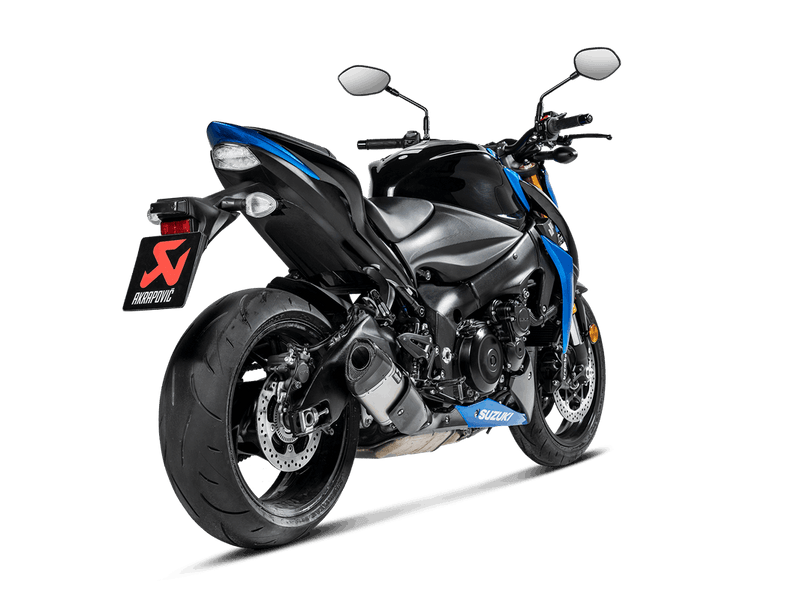 S-S10SO15-HAPT/1 | AKRPOVIC |Suzuki GSX-S 1000 / F 2015 -2020 Slip-On Line (Titanium)
