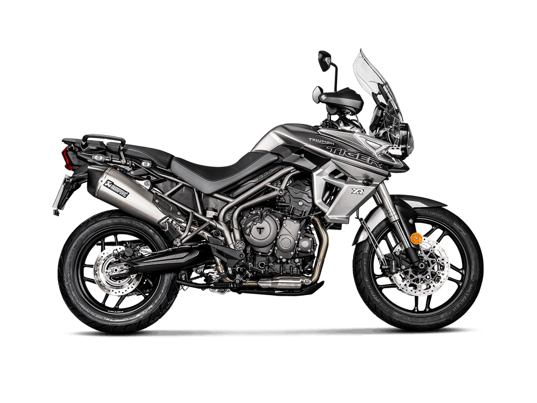 Triumph Tiger 800 XC/XR/XRx/XCx/XRT/XCA 2018 -2020 Slip-On Line (Titanium)