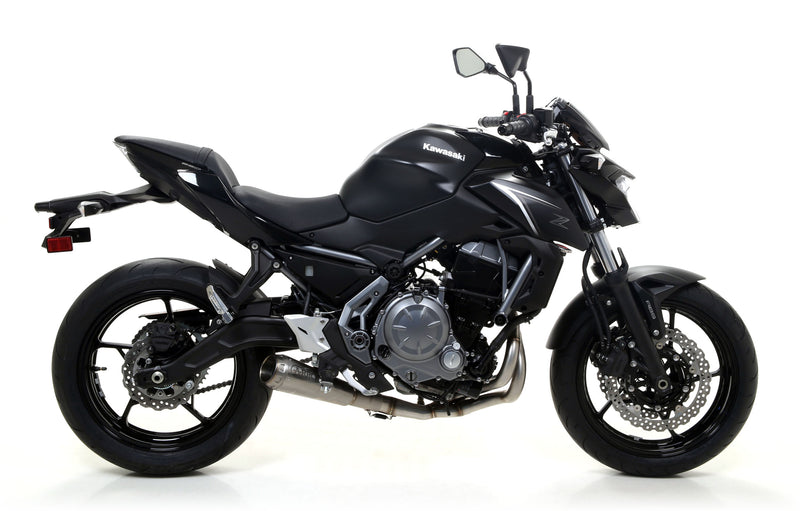 71659MI+71206PRI | ARROW EXHAUST | Kawasaki Z 650 2017-18 | Racing collectors + Nichrom Pro-Race silencer