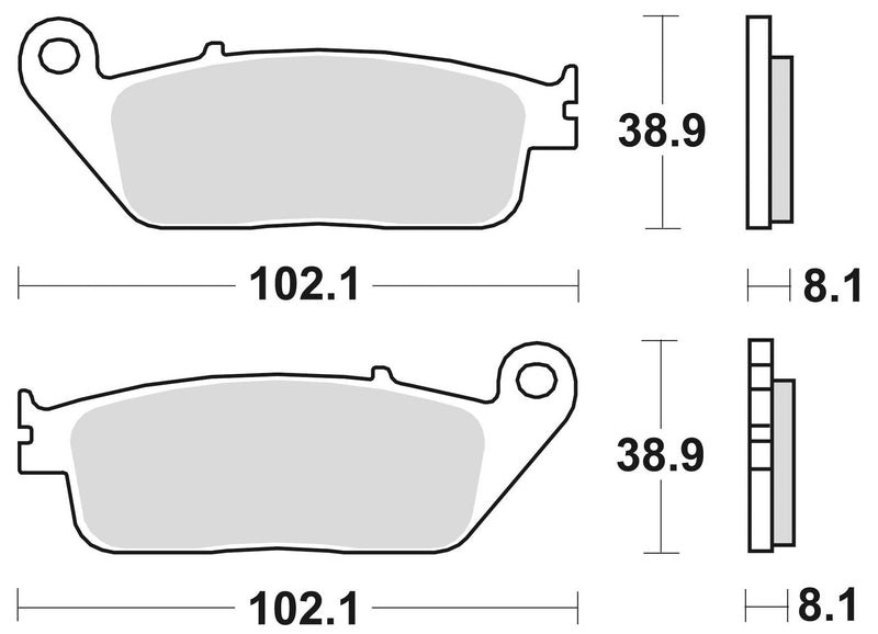Braking 716CM55 Sintered Pad Set | High-Performance Brake Pads