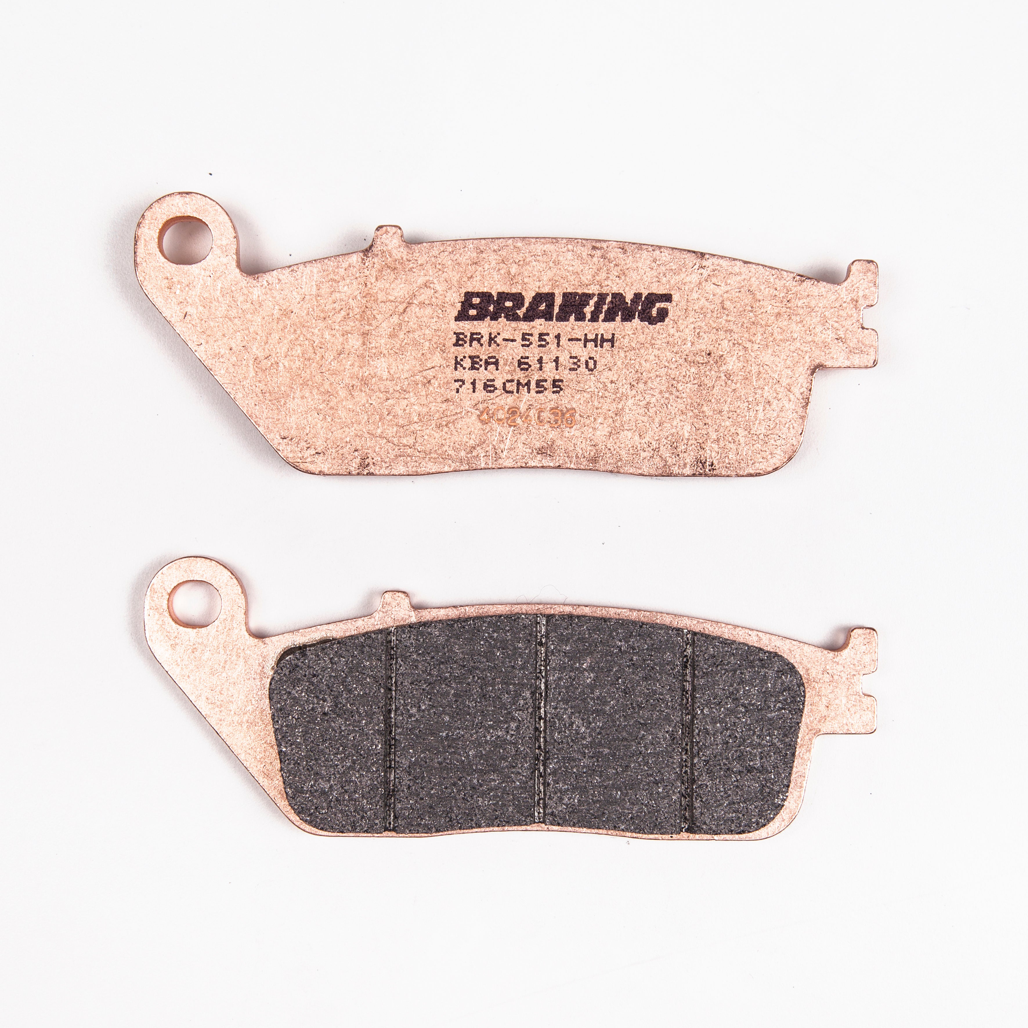 Braking 716CM55 ; Braking Pad Set Sinter-Metal