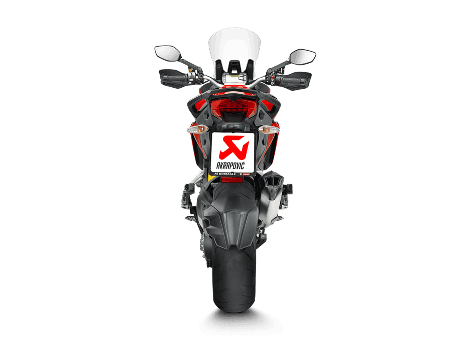 S-D12SO7-HHX2T | AKRAPOVIC | Ducati Multistrada 1200 S 2015 -2017 Slip-On Line (Titanium)