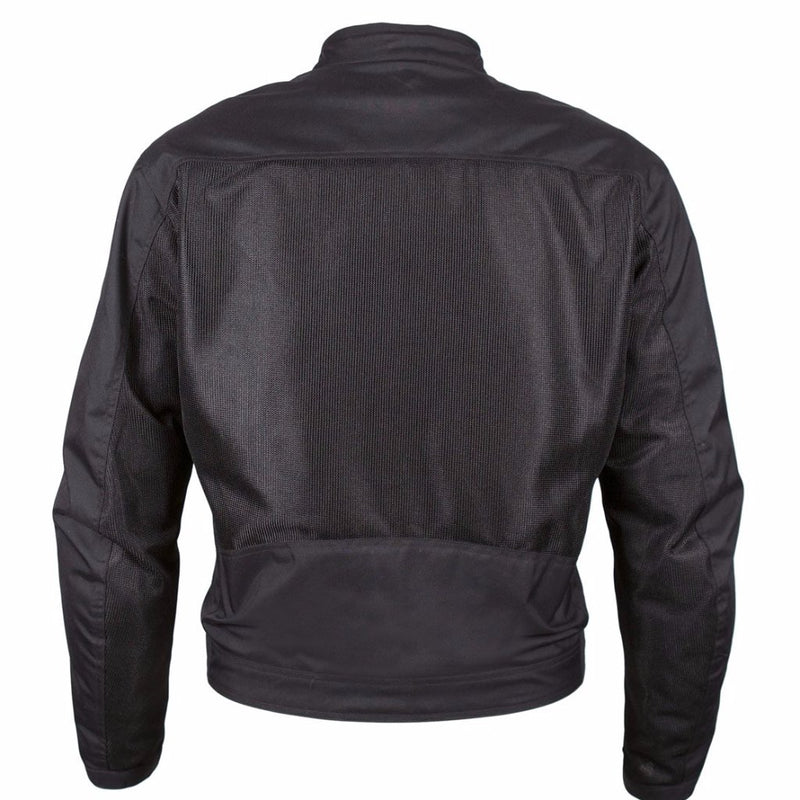Helstons WALL Mesh fabric motorcycle Jacket in Black