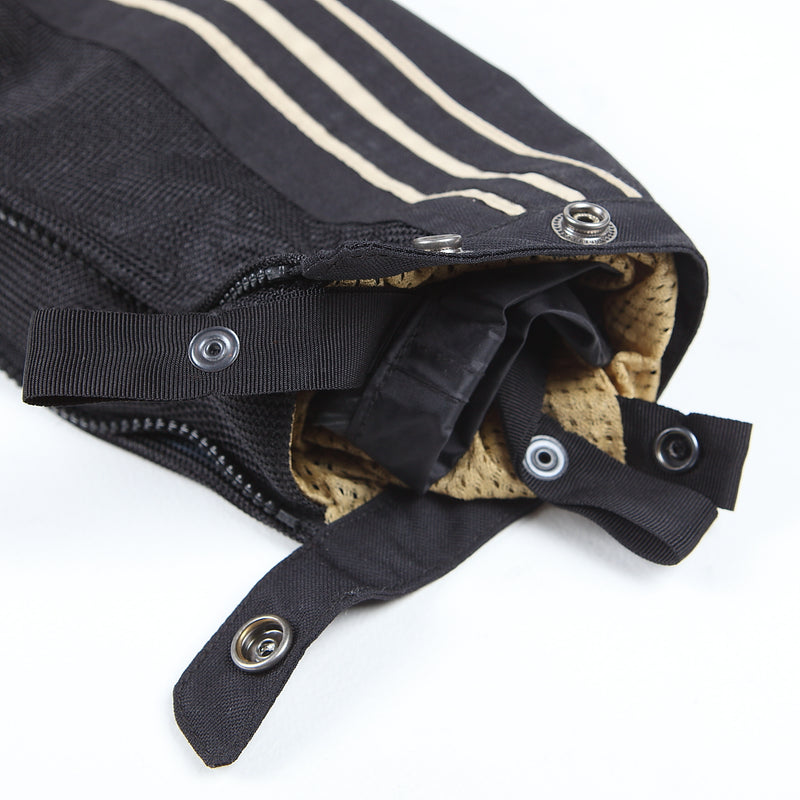 Helstons WALL Mesh fabric motorcycle Jacket in Black