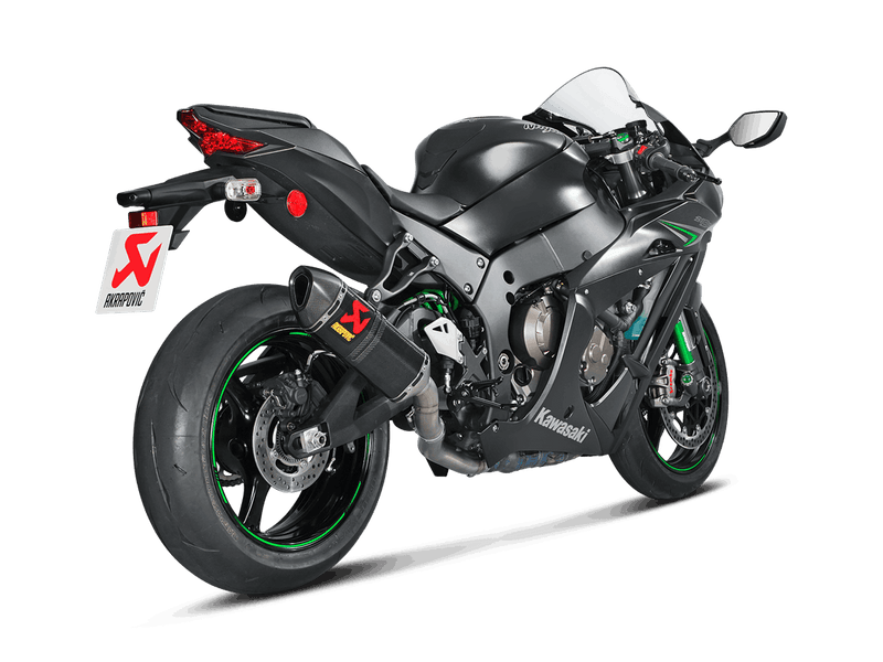 P-MBK10E2 |  AKRAPOVIC | Kawasaki Ninja ZX-10RR 2017 -2020 Muffler bracket with Muffler clamp (Carbon)