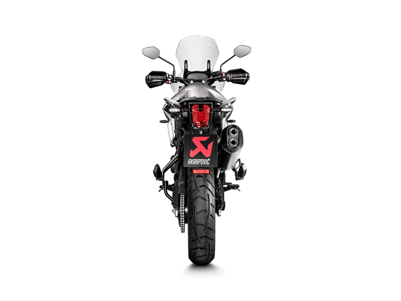 S-T8SO2-HZAAT |   AKRAPOVIC |Triumph Tiger 800 XC/XR/XRx/XCx/XRT/XCA 2018 -2020 Slip-On Line (Titanium)