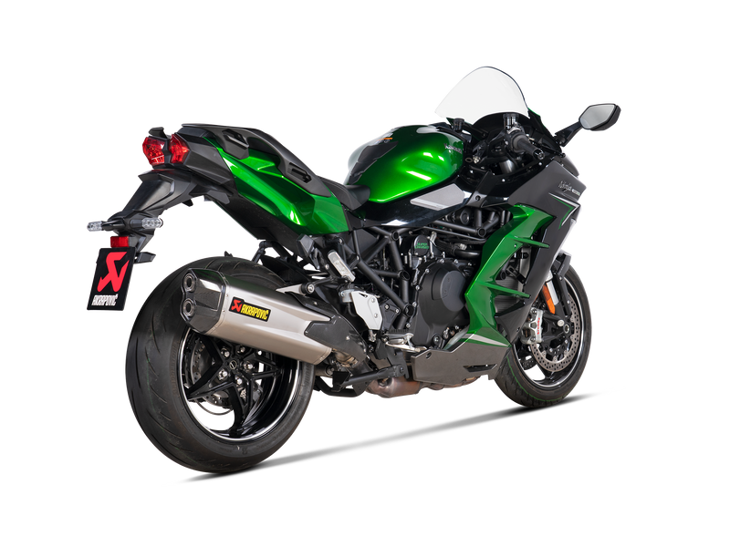 S-K10SO30-HGIT | AKRAPOVIC  | Kawasaki  Ninja H2 SX  2023-25 | Slip-On Line (Titanium)