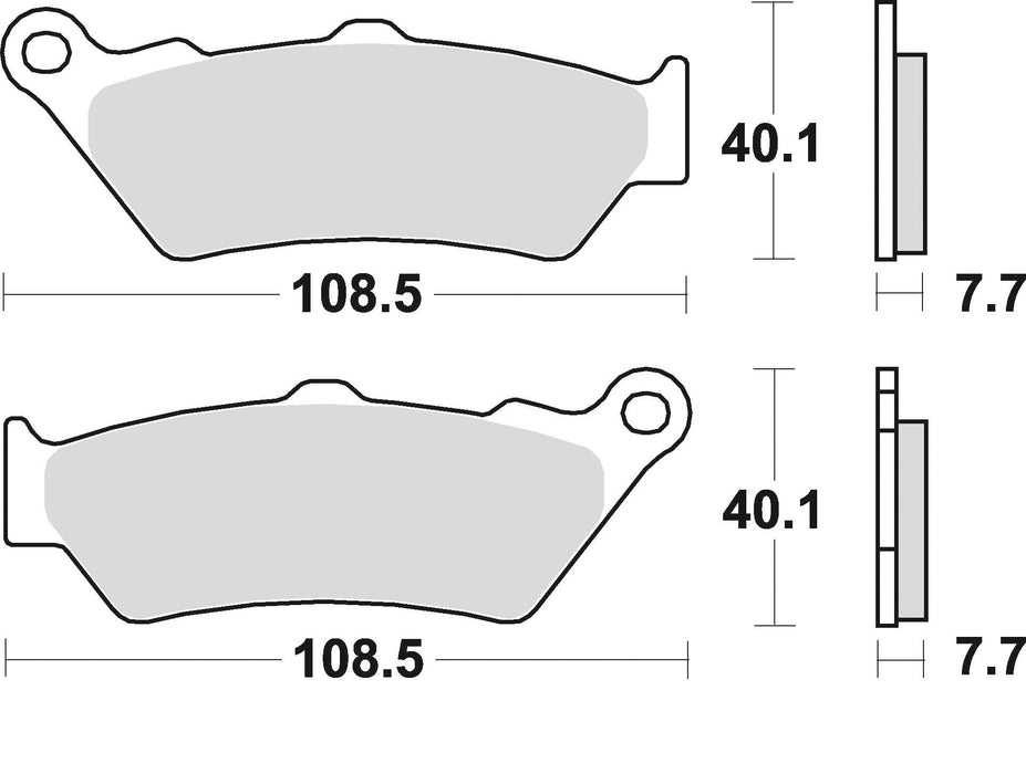 Braking 780CM55; Braking Pad Set Sinter-Metal