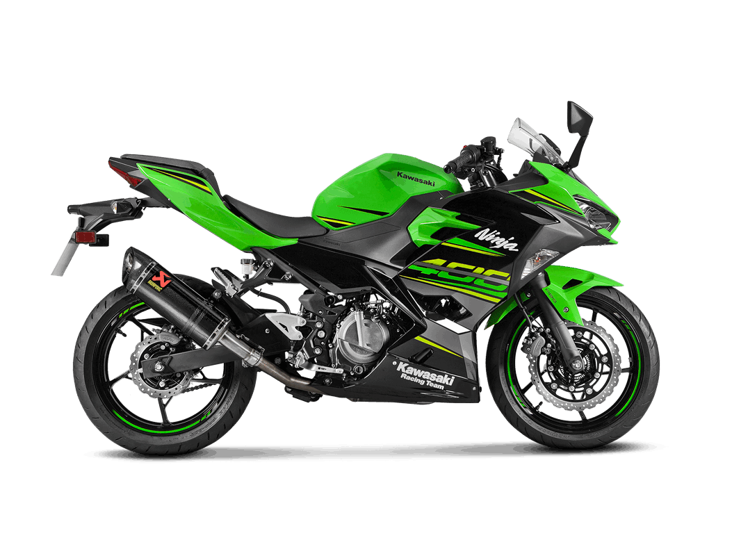 S-K4SO6-APC | AKRAPOVIC | Kawasaki Ninja 400 2018 -2024 Slip-On Line (Carbon)