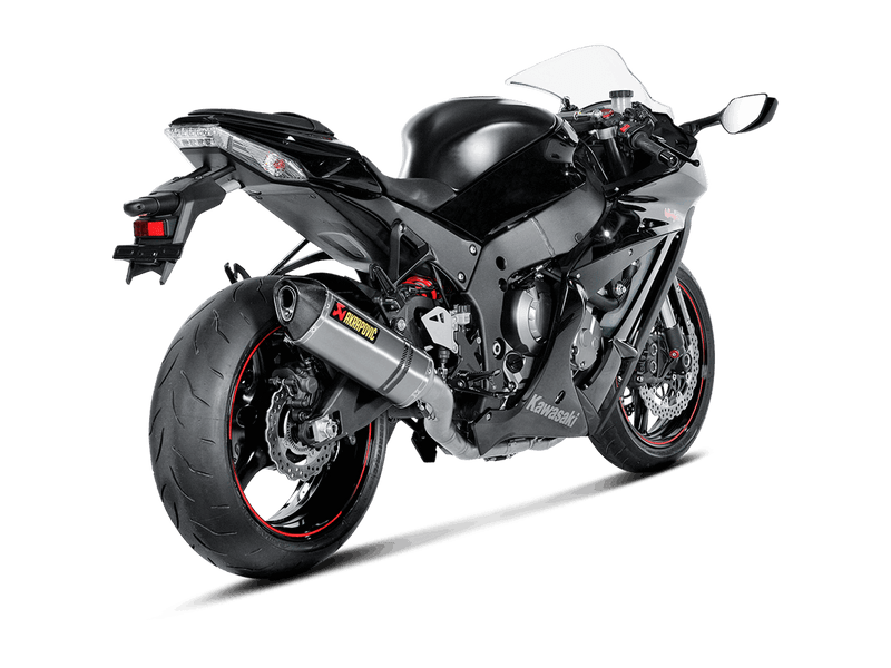 S-K10SO13-ZT |  AKRAPOVIC | Kawasaki Ninja ZX-10R 2011 -2015 Slip-On Line (Titanium)
