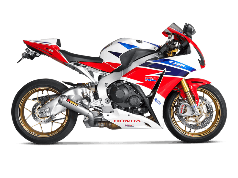 S-H10SO11-T | AKRPOVIC | Honda CBR 1000 RR ABS 2014-2016 Slip-On Line (Titanium)