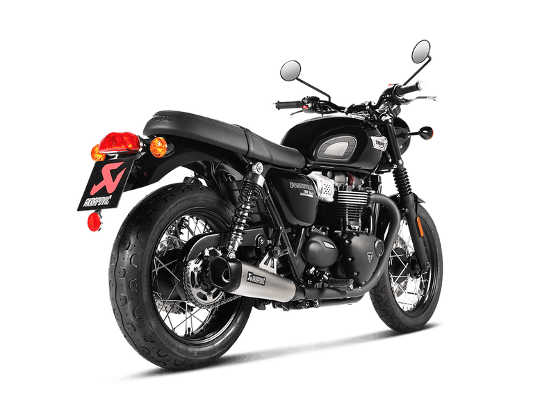 S-T12SO4-HCQT |  AKRAPOVIC | Triumph Bonneville T120 2016 -2020 Slip-On Line (Titanium)