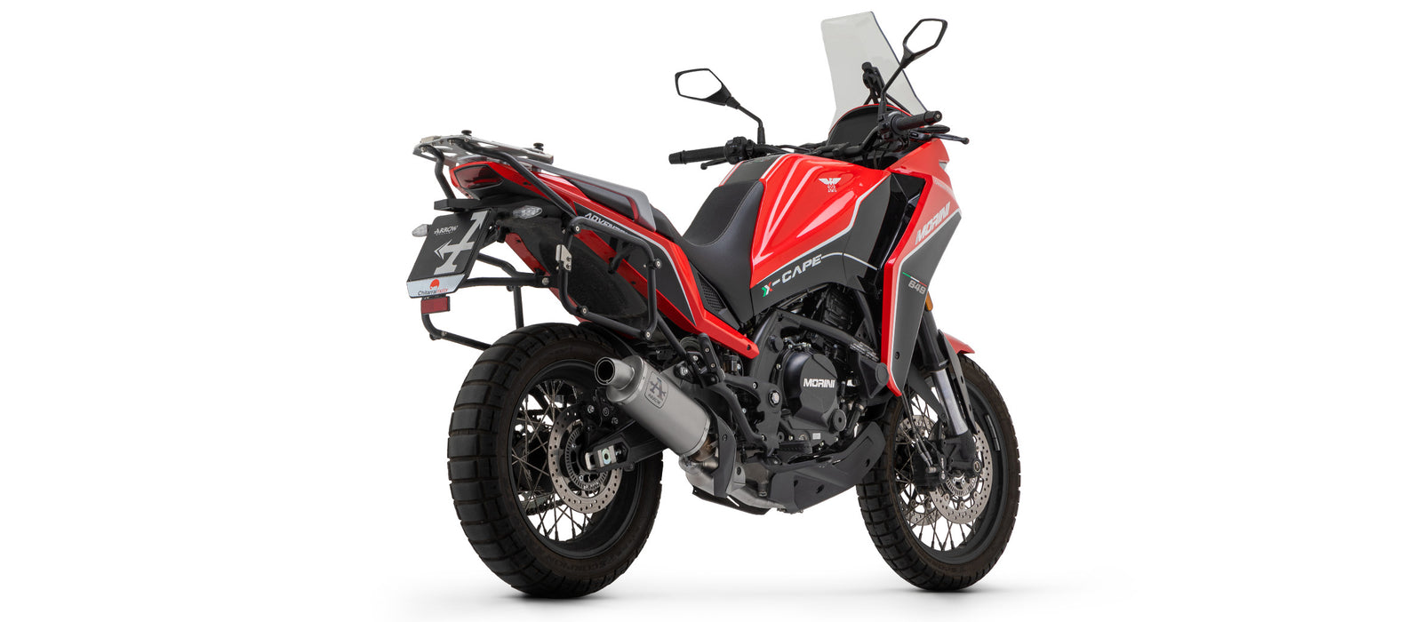 ARROW EXHAUST|  MOTO MORINI X-CAPE 650 2022-2024 | Racing Link Pipe interchangeable with original one