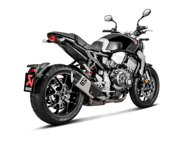 S-H10SO20-HAPLT | AKRPOVIC | Honda CB 1000 R 2018-2020 Slip-On Line (Titanium)