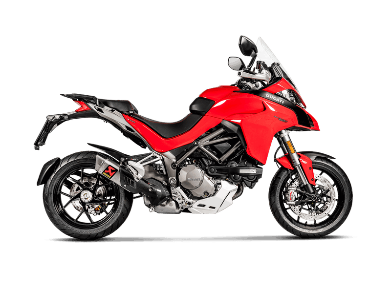 S-D12SO9-HAPT | AKRAPOVIC | Ducati Multistrada 1260 / 1260 S 2018 -2020 Slip-On Line (Titanium)