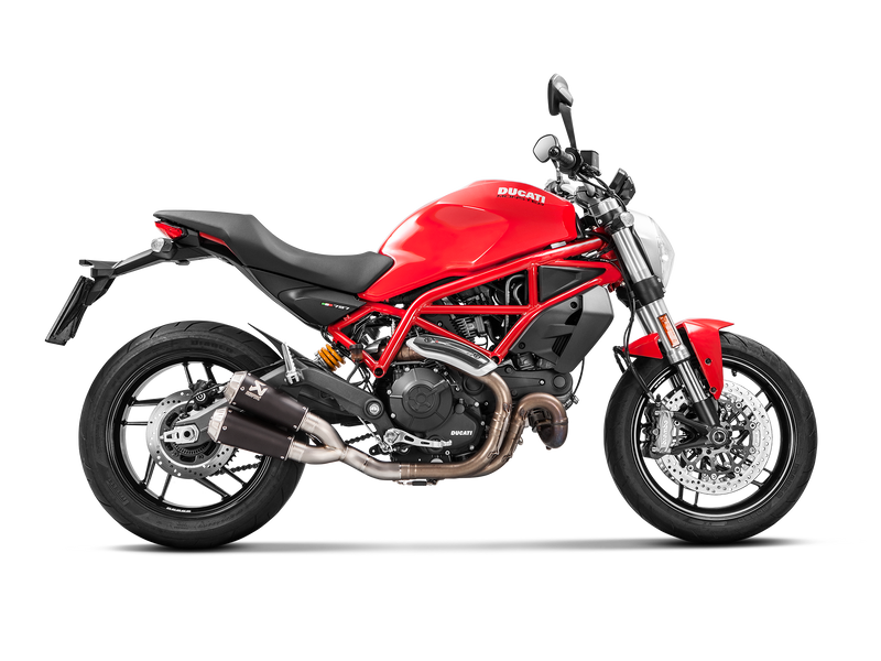 S-D8SO4-CUBTB/1 | ARAPOVIC | DUCATI | MONSTER 797/797+/659 2017-2020 - Slip-On Line (Titanium)