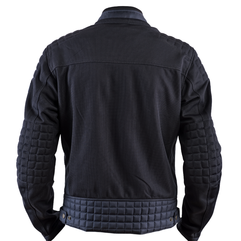 Helstons SONNY Mesh fabric motorcycle Jacket in Blue