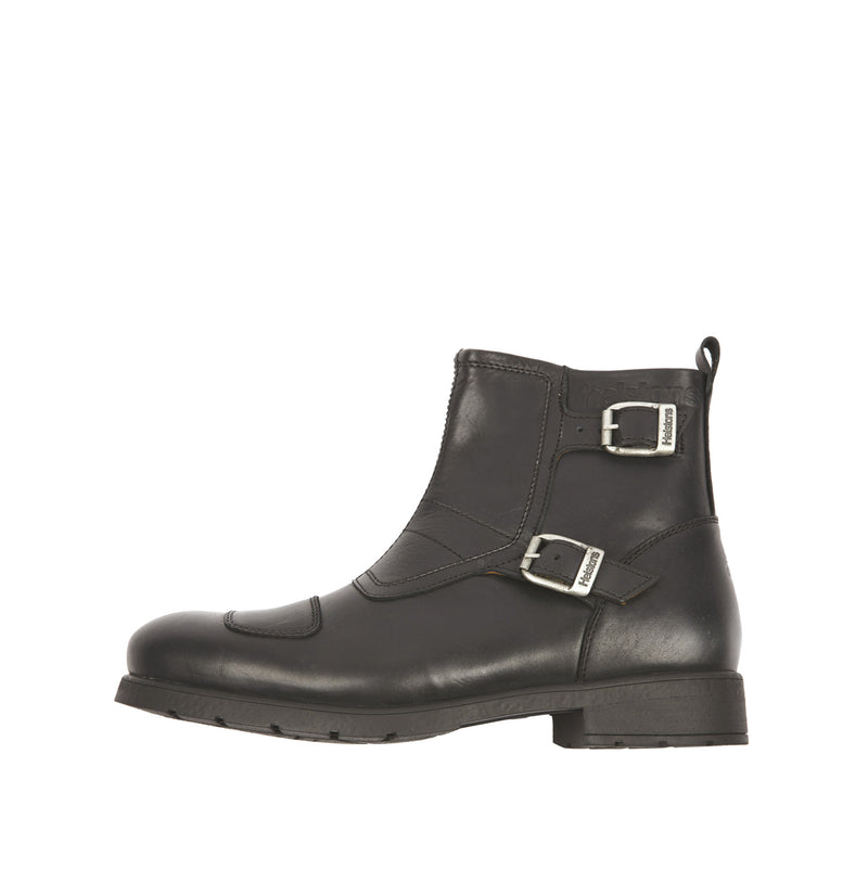 Helstons Trail Black Calfskin motorcycle leather shoes