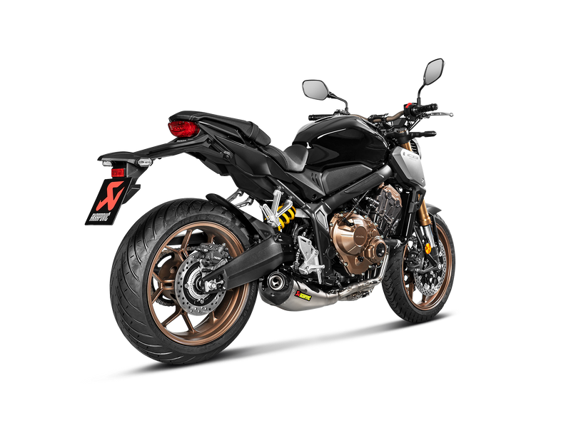 S-H6R11-AFT | AKRPOVIC | Honda CBR 650 F 2014-2018 Racing Line (Titanium)